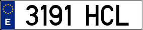 Truck License Plate
